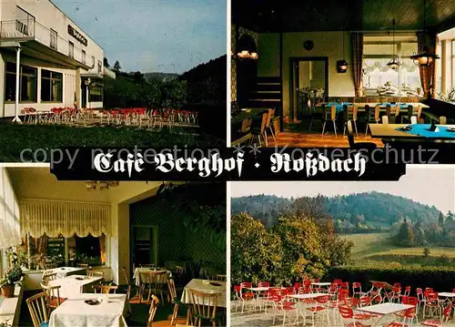AK / Ansichtskarte Rossdach Cafe Restaurant Berghof Kat. Schesslitz