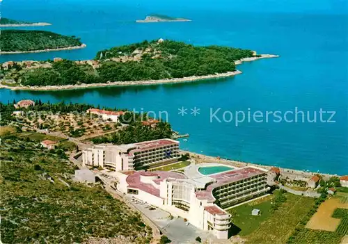 AK / Ansichtskarte Cavtat Dalmatien Fliegeraufnahme Hotel Albatros Kat. Kroatien