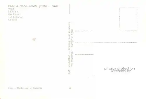 AK / Ansichtskarte Postojnska Jama Grotte Cave Kat. Slowenien