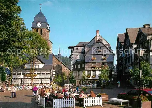 AK / Ansichtskarte Monschau Marktplatz Kat. Monschau