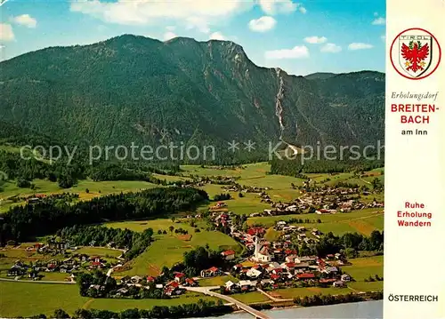 AK / Ansichtskarte Breitenbach Inn Fliegeraufnahme mit Kienberg und Brandenberger Berge Kat. Breitenbach am Inn