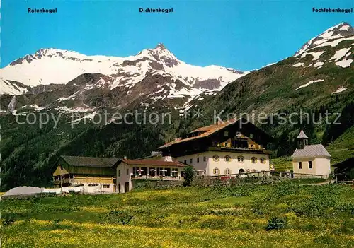 AK / Ansichtskarte Matrei Osttirol Tauernhaus mit Rotenkogel Dichtenkogel Fechtenkogel Kat. Matrei in Osttirol