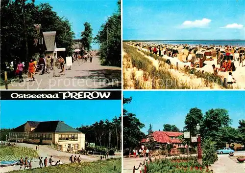 AK / Ansichtskarte Prerow Ostseebad Strand Promenade Ortsansicht Kat. Darss