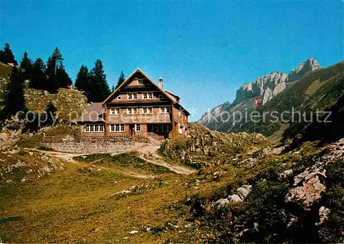 AK / Ansichtskarte Faehlensee Berggasthaus Bollenwees mit Hohe Haeuser Kat. Altmann