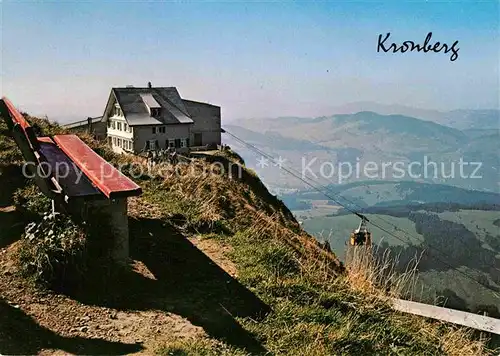 AK / Ansichtskarte Kronberg Saentis mit Seilbahn Kat. Kronberg