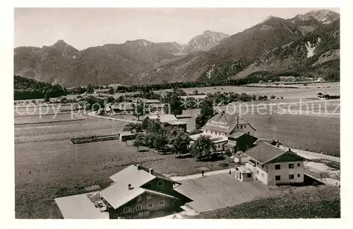 AK / Ansichtskarte Mettenham Gasthof zur Zellerwand Fliegeraufnahme Kat. Schleching