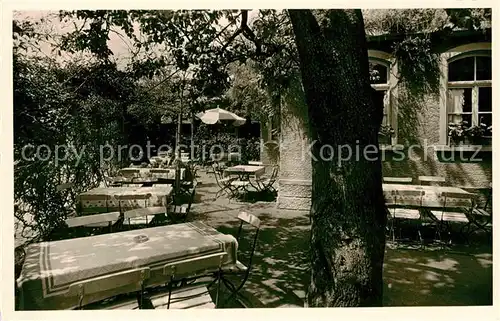 AK / Ansichtskarte Meersburg Bodensee Gasthaus Pension Schuetzen Garten Kat. Meersburg