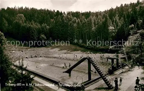 AK / Ansichtskarte Triberg Schwarzwald Waldsportbad Kat. Triberg im Schwarzwald