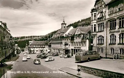 AK / Ansichtskarte Triberg Schwarzwald Marktplatz Kat. Triberg im Schwarzwald