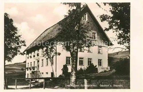 AK / Ansichtskarte Urach Schwarzwald Gasthof zum Sternen Kat. Voehrenbach