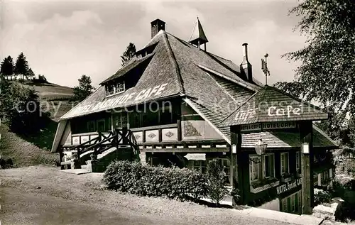 AK / Ansichtskarte Guetenbach Schwarzwald Hotel Cafe Bachhof