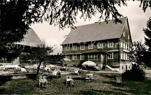 AK / Ansichtskarte Escheck Gasthaus Pension Loewen Kat. Schoenwald im Schwarzwald