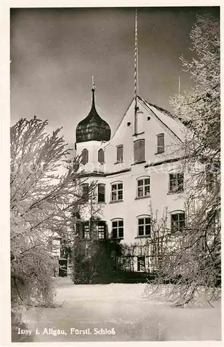 AK / Ansichtskarte Isny Allgaeu Fuerstliches Schloss Kat. Isny im Allgaeu