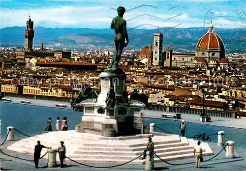 AK / Ansichtskarte Firenze Toscana Panorama vom Michelangelo Platz Kat. Firenze