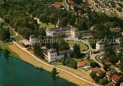 AK / Ansichtskarte Hanau Main Schloss Philippsruhe Fliegeraufnahme Kat. Hanau