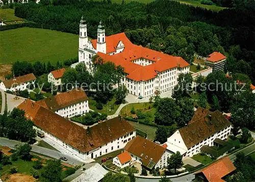 AK / Ansichtskarte Irsee Schwaebisches Bildungszentrum Kloster Fliegeraufnahme Kat. Irsee