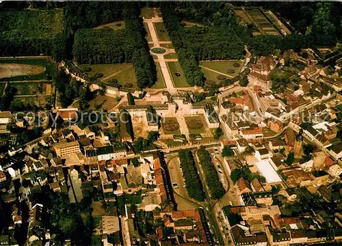 AK / Ansichtskarte Schwetzingen Blick auf Altstadt Schloss und Schlossgarten Fliegeraufnahme Kat. Schwetzingen