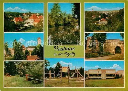 AK / Ansichtskarte Neuhaus Pegnitz Teilansichten Veldensteiner Forst Hersbrucker Schweiz Kat. Neuhaus a.d.Pegnitz