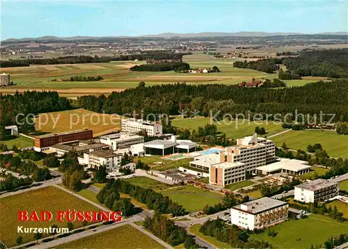 AK / Ansichtskarte Bad Fuessing Thermalbad Kurmittelhaus Kurklinik Niederbayern Fliegeraufnahme Kat. Bad Fuessing