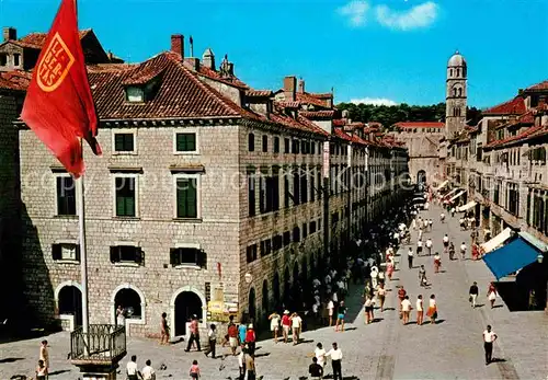 AK / Ansichtskarte Dubrovnik Ragusa Stradun Kat. Dubrovnik