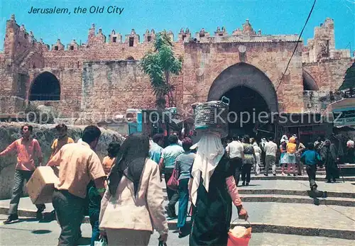 AK / Ansichtskarte Jerusalem Yerushalayim Altstadt Damaskustor Kat. Israel