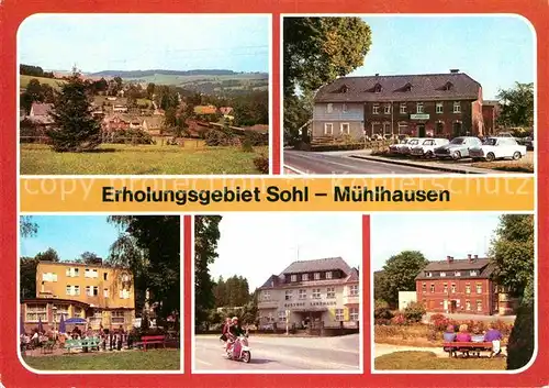 AK / Ansichtskarte Muehlhausen Vogtland Erholungsgebiet Sohl Speisegaststaette Ferienheim Adorf Kat. Bad Elster