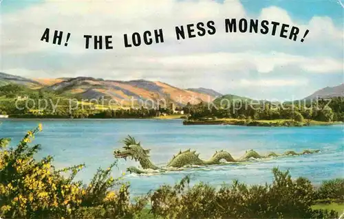 AK / Ansichtskarte Sagen Maerchen Drache Loch Ness Monster  Kat. Maerchen und Sagen