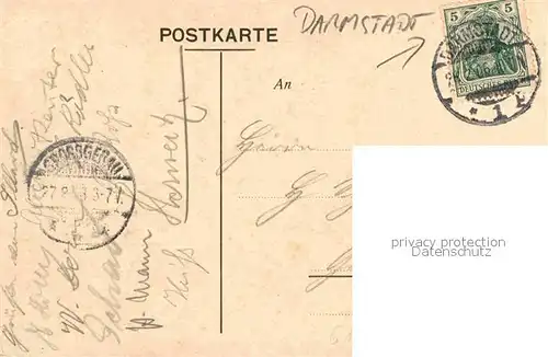 AK / Ansichtskarte Darmstadt Maturum 1906 Karikatur Kat. Darmstadt