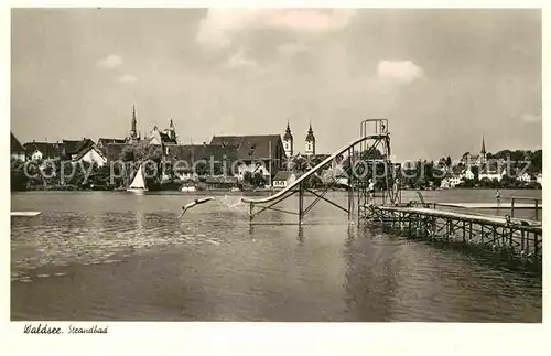 AK / Ansichtskarte Waldsee Bad Strandbad Kat. Bad Waldsee