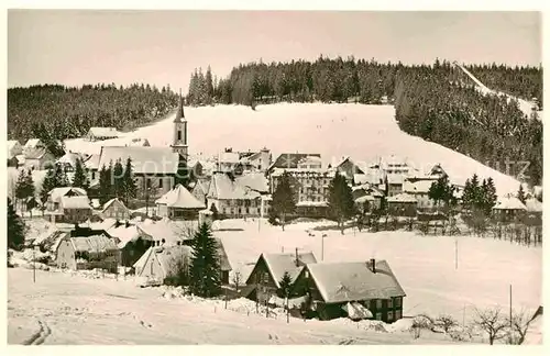 AK / Ansichtskarte Schoenwald Schwarzwald Ortsansicht Kat. Schoenwald im Schwarzwald