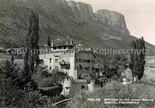 AK / Ansichtskarte Eppan Suedtirol Schloss Paschbach Kat. Italien