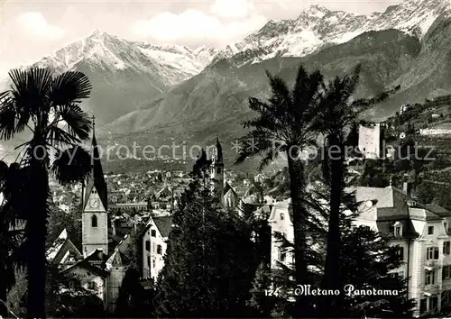 AK / Ansichtskarte Merano Suedtirol Panorama  Kat. Merano