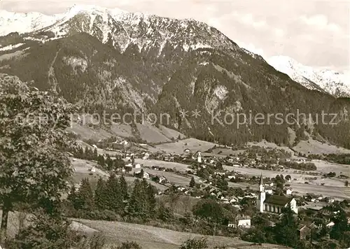 AK / Ansichtskarte Hindelang Panorama Hintersteiner Berge Kat. Bad Hindelang