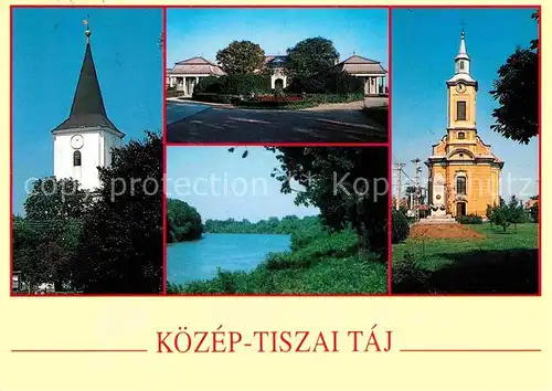 AK / Ansichtskarte Ungarn Koezep Tiszai Fluss Kino 