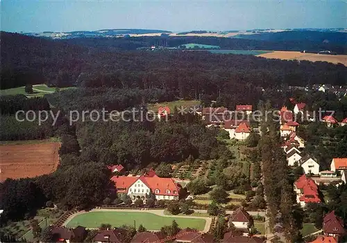 AK / Ansichtskarte Bad Salzuflen Christliches Kur  und Erholungsheim Bergfrieden Fliegeraufnahme Kat. Bad Salzuflen