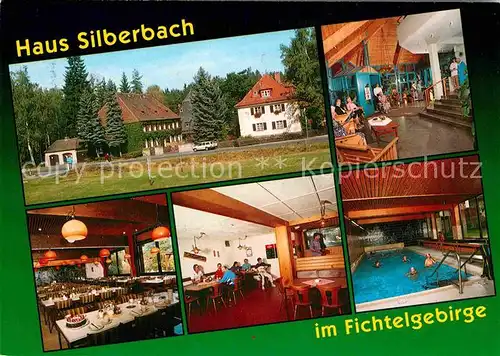 AK / Ansichtskarte Selb Ferien  und Erholungsstaette Haus Silberbach Hallenbad Kat. Selb