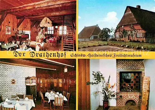 AK / Ansichtskarte Rammsee Kiel Restaurant Drathenhof Freilichtmuseum Kat. Kiel