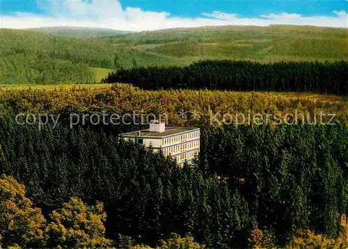 AK / Ansichtskarte Hoheleye Sanatorium Auf der Hoheleye Fliegeraufnahme Kat. Winterberg