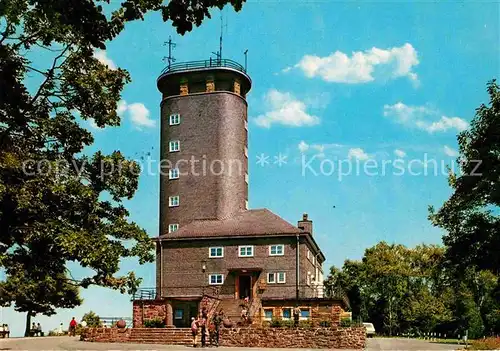 AK / Ansichtskarte Altenhundem Aussichtsturm Vogelwarte Wetterstation Hohe Bracht Kat. Lennestadt