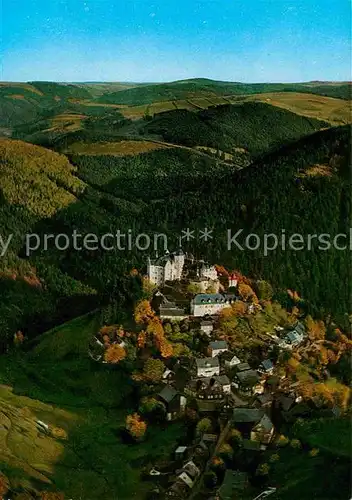 AK / Ansichtskarte Burg Lauenstein Frankenwald Panorama Kat. Ludwigsstadt