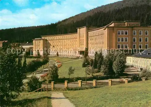 AK / Ansichtskarte Erlabrunn Erzgebirge Bergarbeiter Krankenhaus Kat. Breitenbrunn Erzgebirge