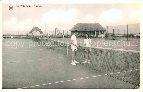 AK / Ansichtskarte Wenduine Tennis Kat. 
