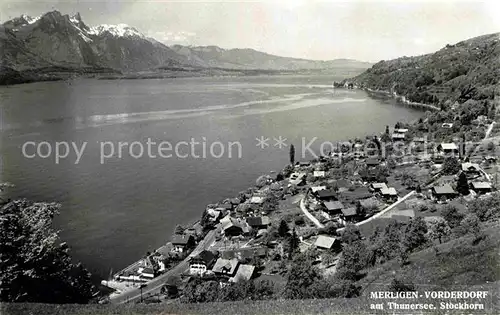 AK / Ansichtskarte Merlingen Panorama  Kat. Thun