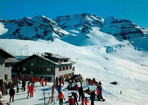 AK / Ansichtskarte Adelboden Lenk Berghotel Hahnenmoospass Wildstrubel Skigebiet Kat. Adelboden