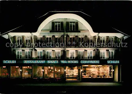 AK / Ansichtskarte Interlaken BE Restaurant Tea Room und Confiserie Schuh Familie Beutler Kat. Interlaken