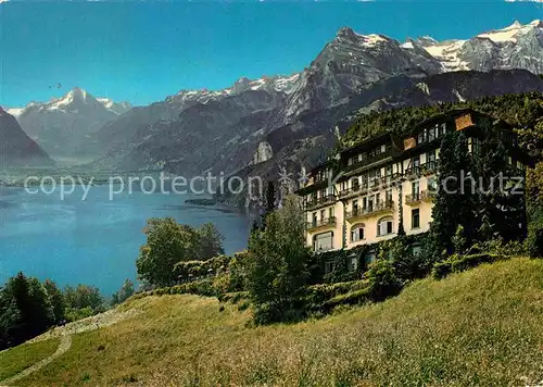 AK / Ansichtskarte Seelisberg UR Hotel Bellevue mit Urneralpen Kat. Seelisberg