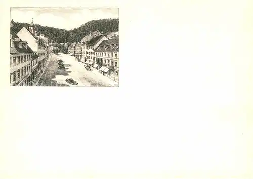 AK / Ansichtskarte Triberg Schwarzwald Marktplatz Kat. Triberg im Schwarzwald