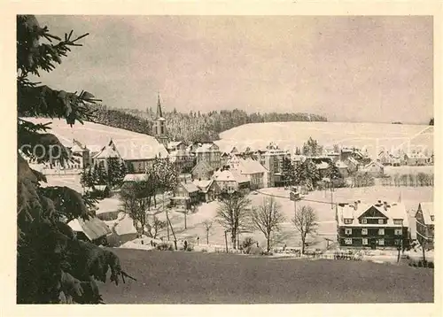 AK / Ansichtskarte Schoenwald Schwarzwald Teilansicht Kat. Schoenwald im Schwarzwald