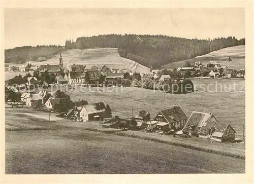 AK / Ansichtskarte Schoenwald Schwarzwald Panorama Kat. Schoenwald im Schwarzwald