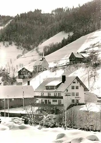 AK / Ansichtskarte Wildgutach Gasthaus Pension zum Loewen Kat. Simonswald